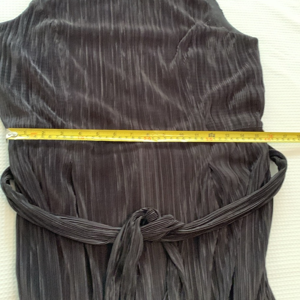 Anne Klein belted Elegant Black jumpsuit size 6 - Picture 11 of 13